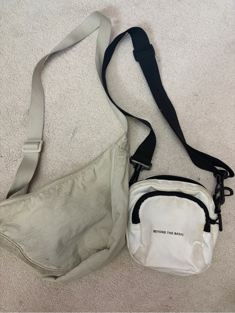 2 White Crossbody Bags